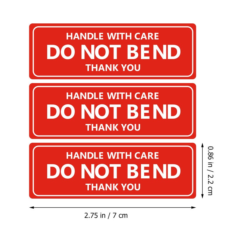 Handle With Care Fragile Shipping Stickers 500pcs Roll Paper Labels For Packing Transport Safety - Image 3