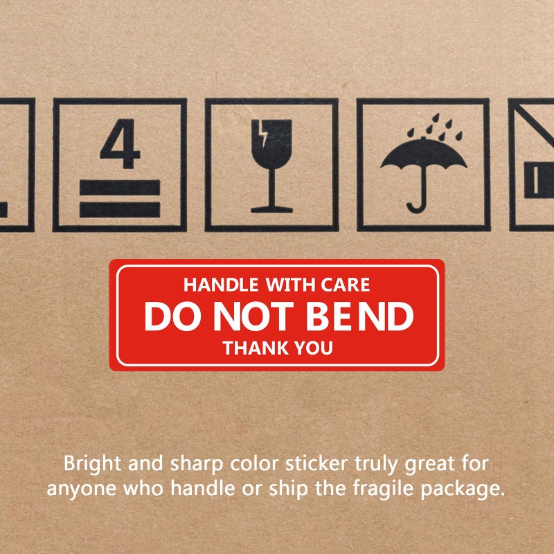 Handle With Care Fragile Shipping Stickers 500pcs Roll Paper Labels For Packing Transport Safety - Image 5