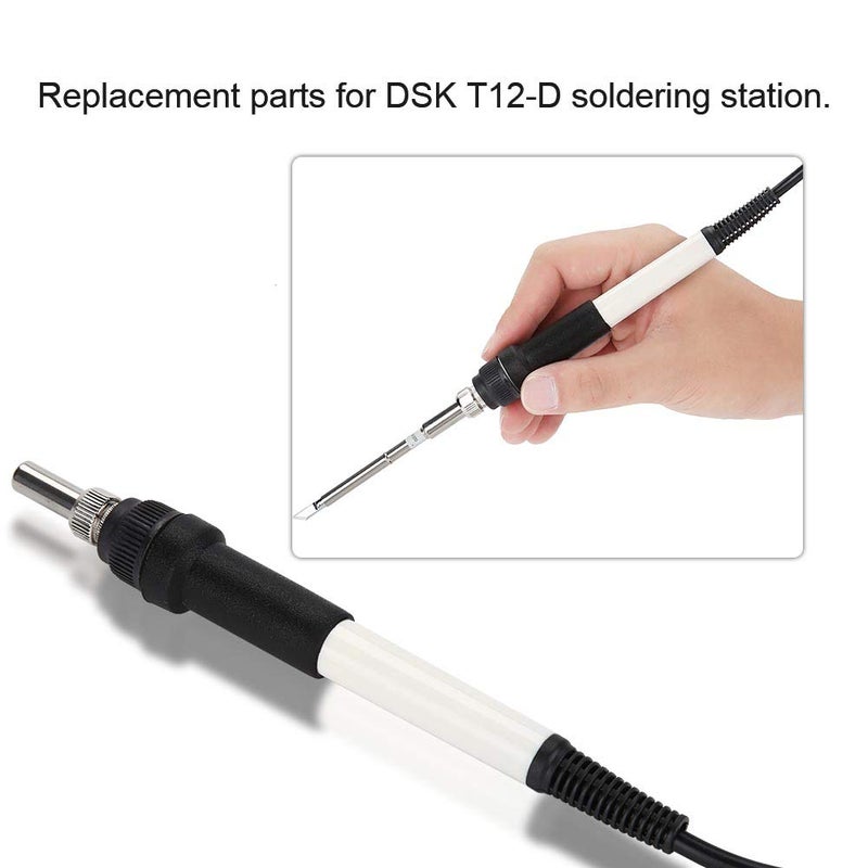 klarako T12-D Soldering Station, Soldering Iron Kit Soldering Welding Iron Tool Soldering Handle for Soldering Station (T12-D Soldering Station Special Handle + T12-K) - Image 3