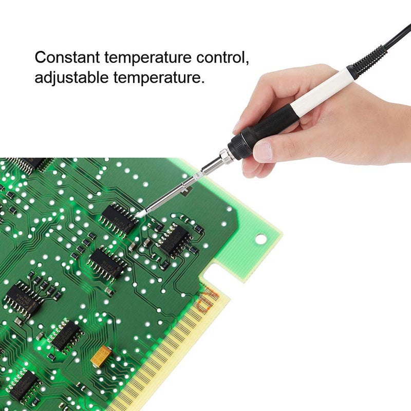 klarako T12-D Soldering Station, Soldering Iron Kit Soldering Welding Iron Tool Soldering Handle for Soldering Station (T12-D Soldering Station Special Handle + T12-K) - Image 2