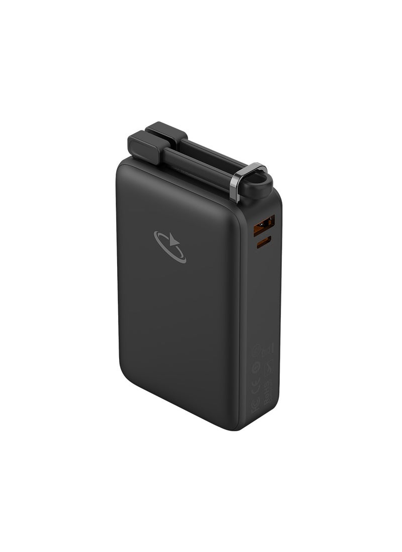Goaltage PB02 UltraCharge 20K Power Bank 67W with Dual Built-in USB-C Cable and Mini Display  - Image 4