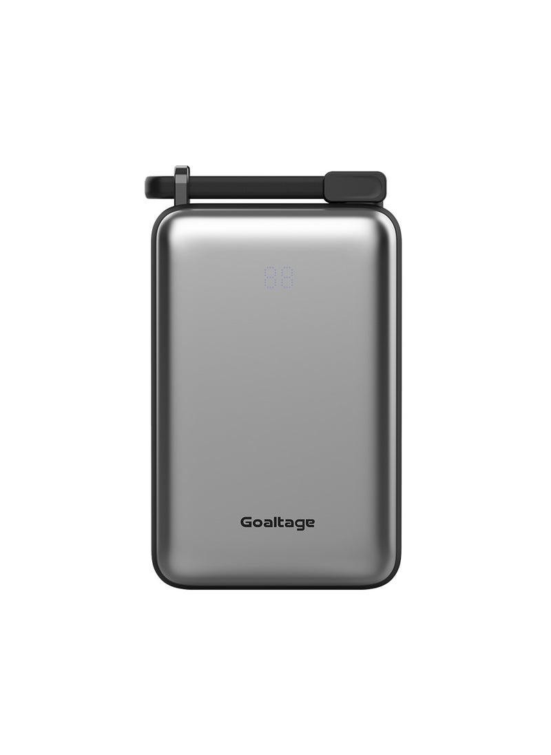 Goaltage PB02 UltraCharge 20K Power Bank 67W with Dual Built-in USB-C Cable and Mini Display  - Image 2