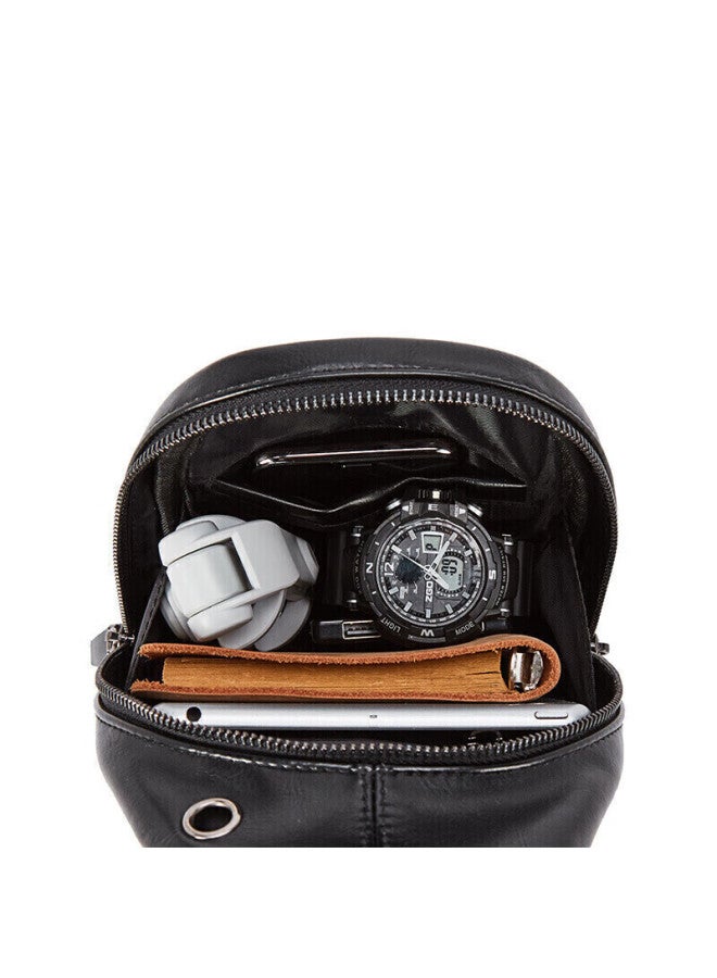 Bostanten Bosidandun Men's Chest Bag, Waist Bag, Mini Shoulder Crossbody Bag, Trendy College Student Backpack, Phone Bag, Sports Bag For Men And Women - Image 3
