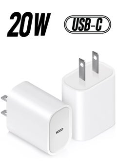 iPhone Charger USB-C Power Adapter : 20W USB C Wall Charger, Fast Charging Type C Chargers Block Compatible with iPhone 14/13/12/11/Ipad/Ipad Pro