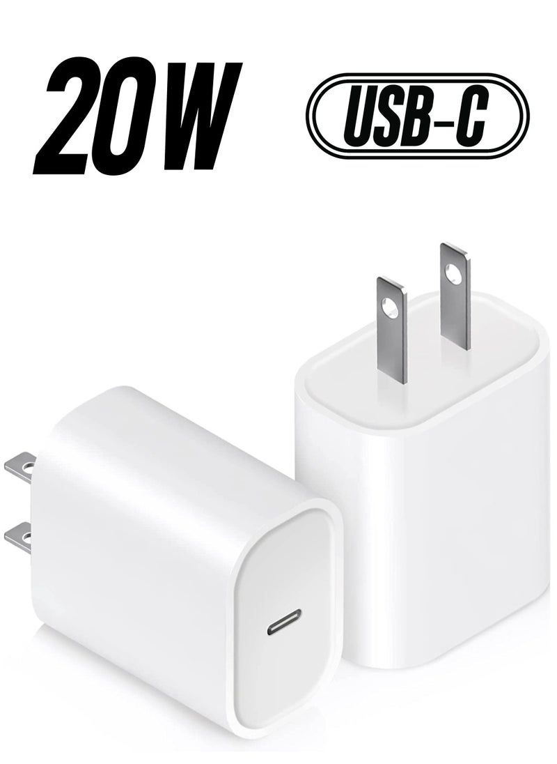 ELTRAZONE - iPhone Charger USB-C Power Adapter : 20W USB C Wall Charger, Fast Charging Type C Chargers Block Compatible with iPhone 14/13/12/11/Ipad/Ipad Pro - Image 1