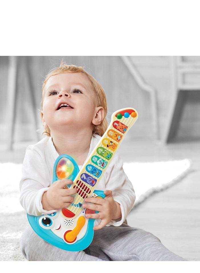 Winfun Baby Maestro Touch Guitar â€“ Light-Up Musical Toy with Animal Sounds & Jam Mode | 3 Play Modes with Lights, Sounds & Whammy Bar | Educational Light-Up Music Toy | For Toddlers - 12 Months + - Image 3