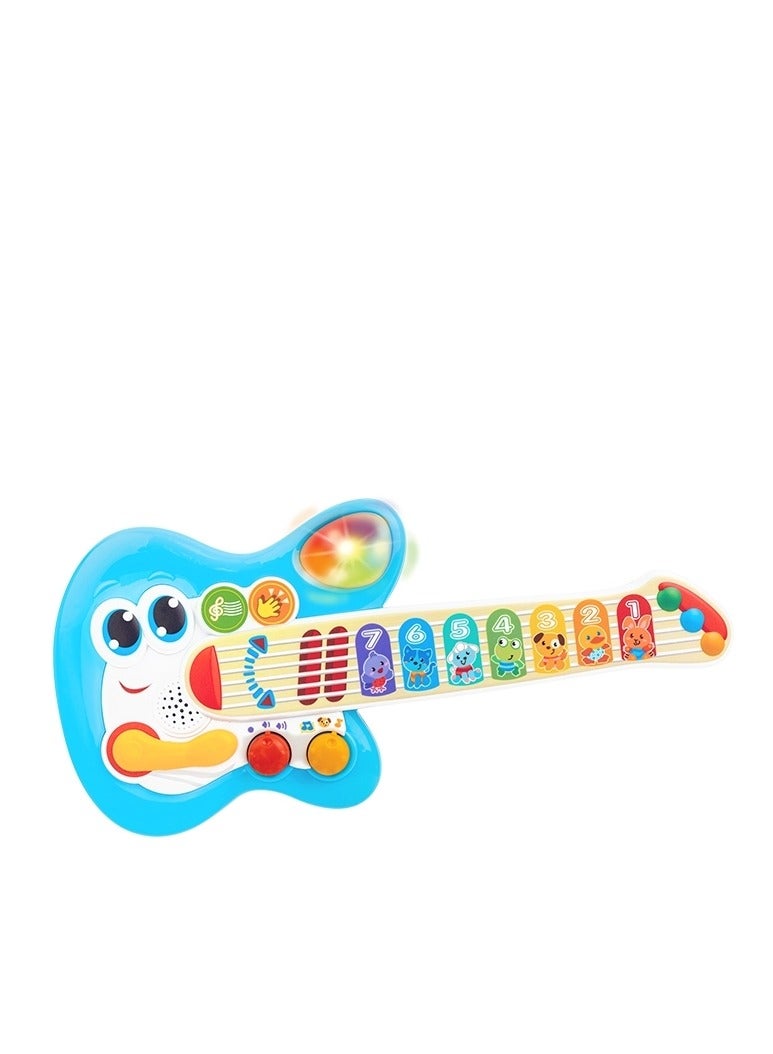 Winfun Baby Maestro Touch Guitar â€“ Light-Up Musical Toy with Animal Sounds & Jam Mode | 3 Play Modes with Lights, Sounds & Whammy Bar | Educational Light-Up Music Toy | For Toddlers - 12 Months + - Image 1