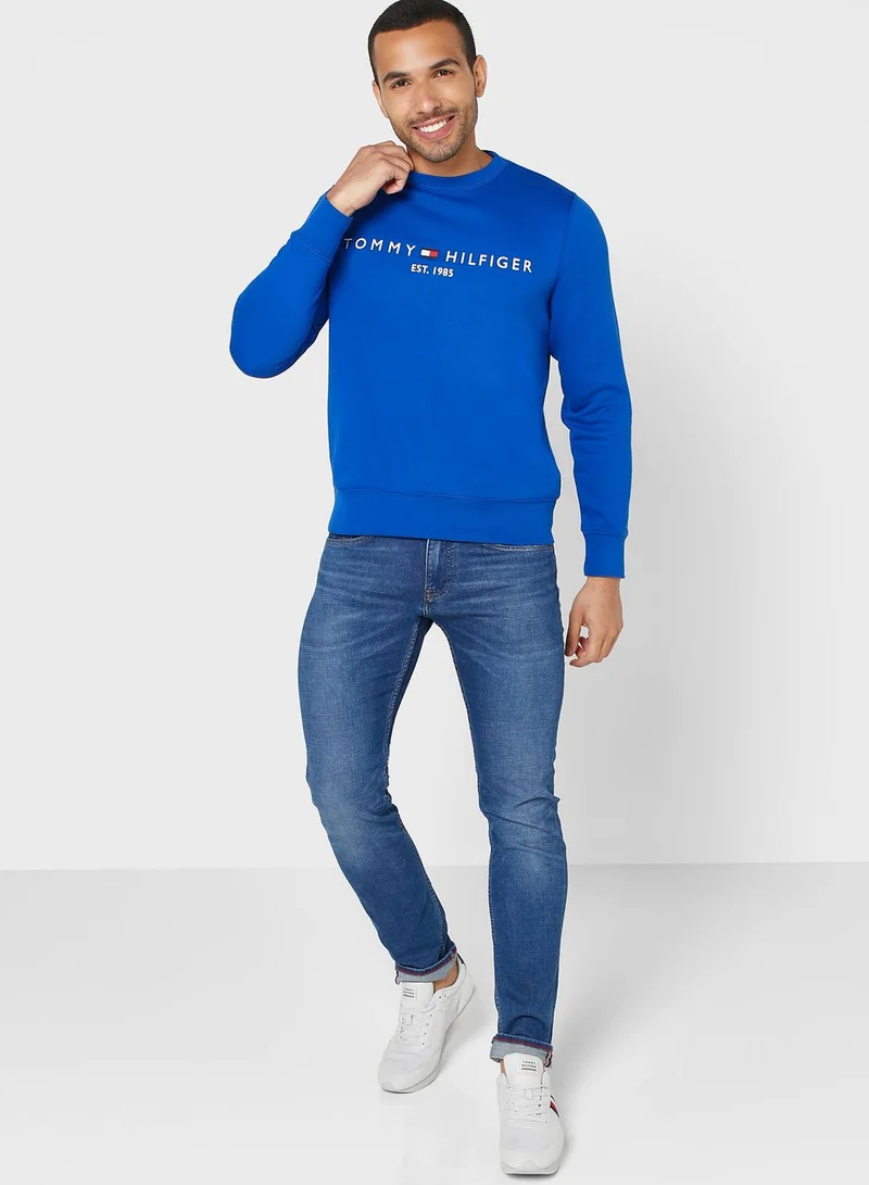 TOMMY HILFIGER Flex Fleece Crew Neck Sweatshirt