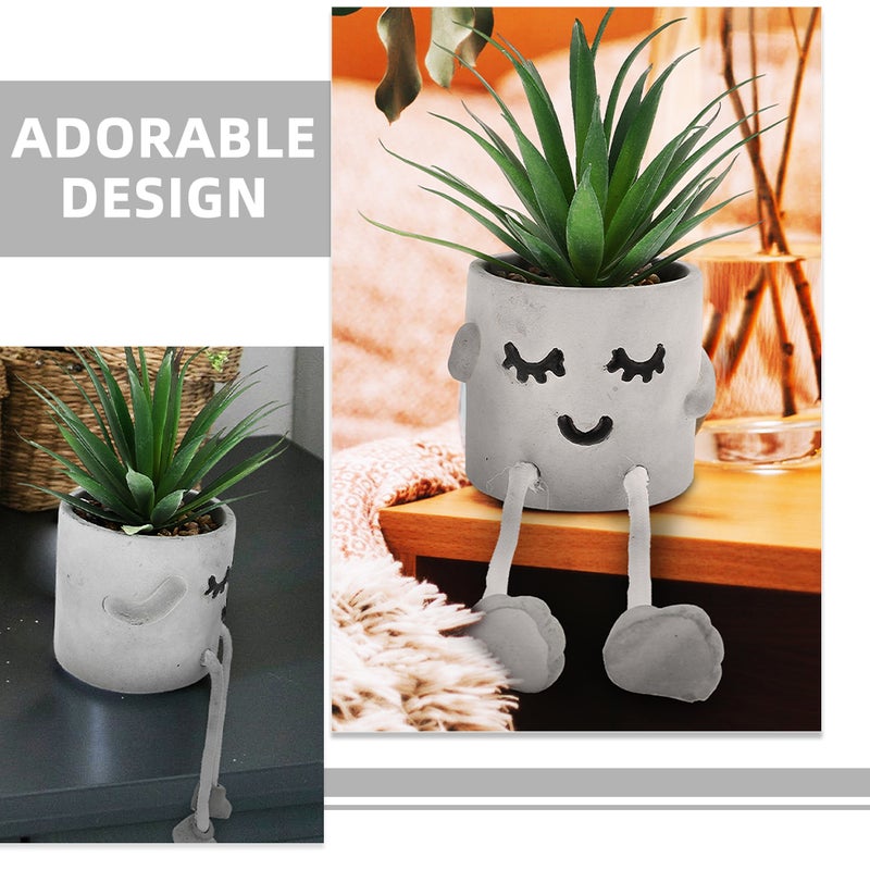 🌱 نباتات اصطناعية مزروعة للزينة للمكتب وغرفة النوم والحمام ٢ قطع - Image 2