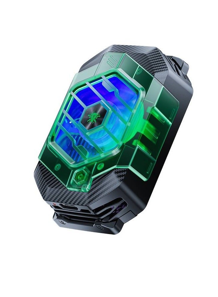 Plextone Plexton EX1 Mark II Cooling Fan with RGB Lighting Portable Mobile Phone and iPad Cooler with Semiconductor Gaming Phone Cooling 25W High-efficiency cooler reaches critical point in three minutes, improving heat dissipation efficiency by 150% - Image 1