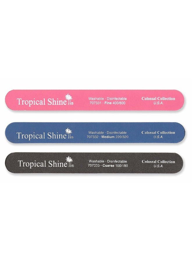 ldreamam 8.5 Inches Nail Files For Natural and Acrylic Nails. 3 pcs. - Image 1