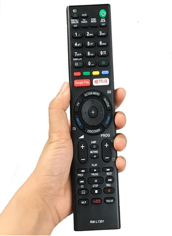 Generic - Replacement Remote Control Compatible with RMF-TX310U for Sony TV KD75X780F, KD-75X780F, XBR-43X800G, XBR43X800G, XBR-49X800G, XBR49X800G, XBR49X850F, XBR-49X850F, XBR49X900F, XBR-49X900F - Image 1