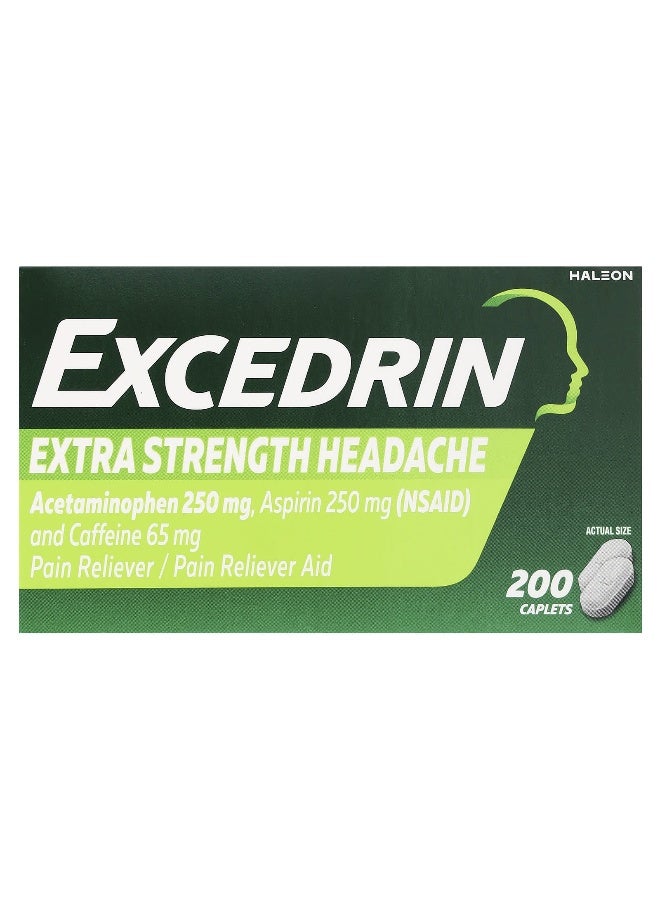 EXCEDRIN Excedrin, Extra Strength Headache, 200 Caplets - Image 1