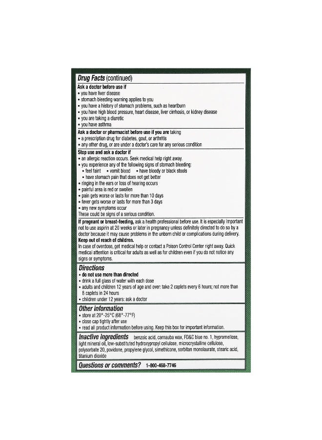 EXCEDRIN Excedrin, Extra Strength Headache, 200 Caplets - Image 3