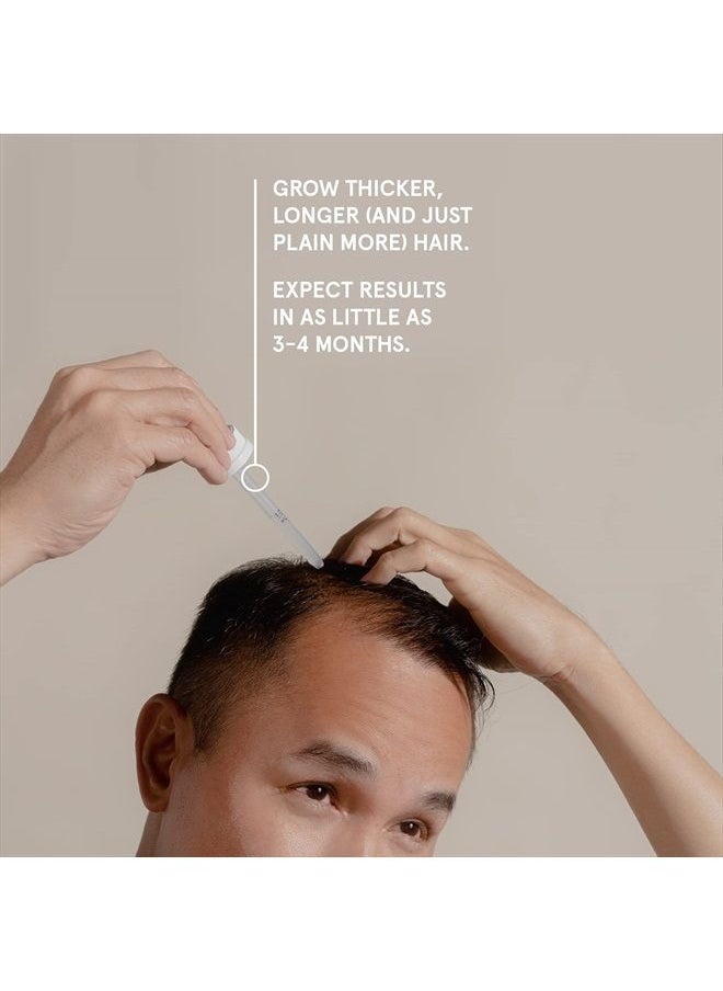 Keeps - Extra Strength Minoxidil for Men Topical Hair Growth Serum, 5% Solution Hair Loss Treatment - 3 Month Supply (3 x 2oz Bottles with Dropper) - Slows Hair Loss & Promotes Thicker Hair Regrowth - Image 1