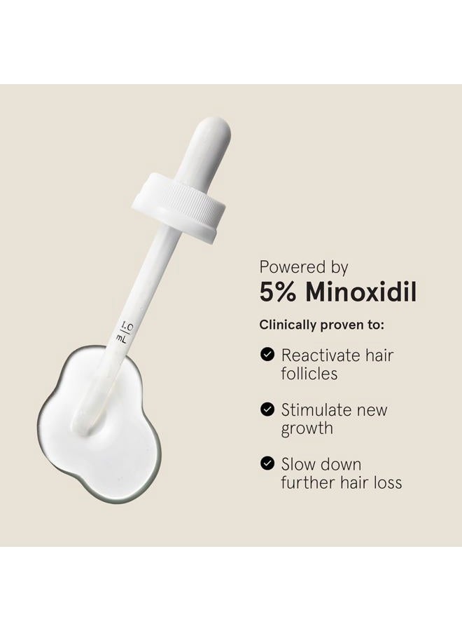 Keeps Extra Strength Minoxidil for Men - 5% Minoxidil Hair Growth Serum - Hair Loss & Regrowth Treatment for Thinning & Bald Spots - Clinically Proven Hair Growth Products - Unscented Topical Aerosol - Image 3