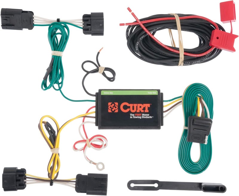 CURT 56179 Vehicle-Side Custom 4-Pin Trailer Wiring Harness - Image 1