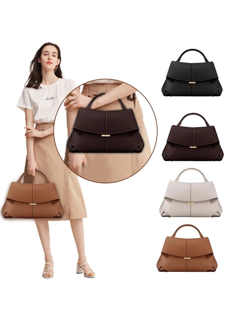 NIBEMINENT - polene genuine leather retro fashionable one-shoulder hand crossbody bag - Image 1