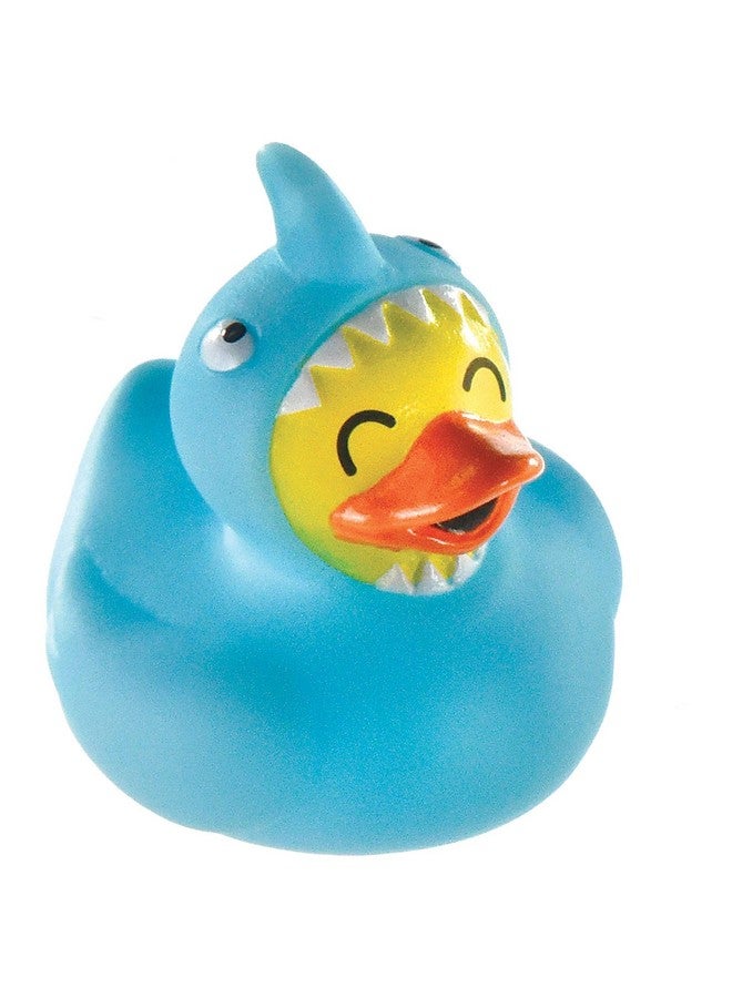 amscan Shark Rubber Duck - 1.76"x 1.56" x 1.56" | Sky Blue | Pack of 16 - Image 4