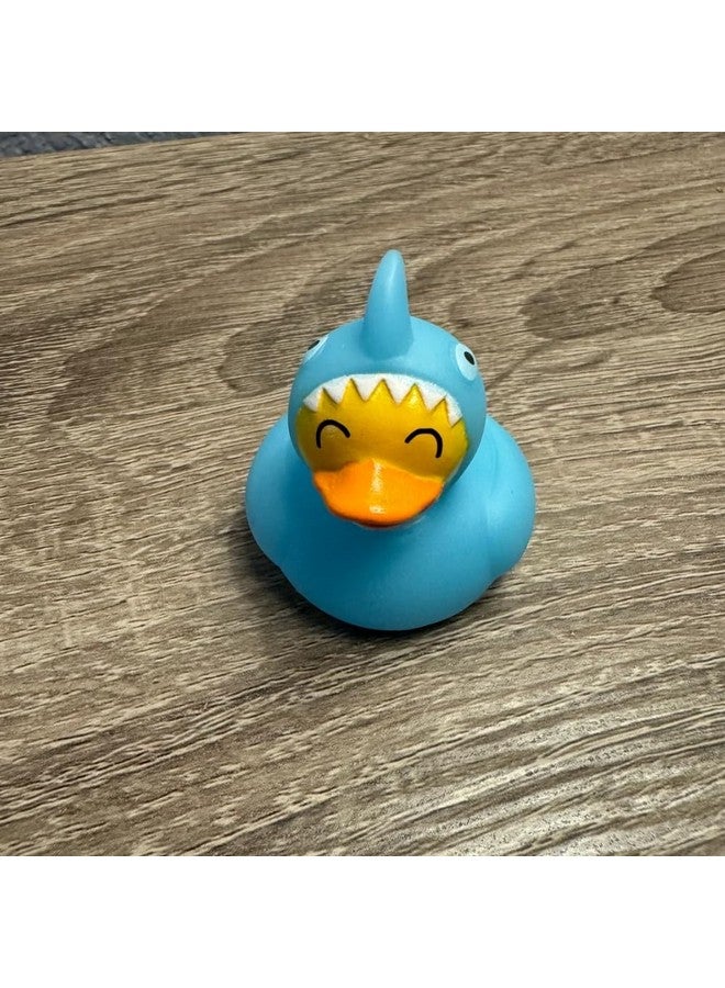amscan Shark Rubber Duck - 1.76"x 1.56" x 1.56" | Sky Blue | Pack of 16 - Image 3