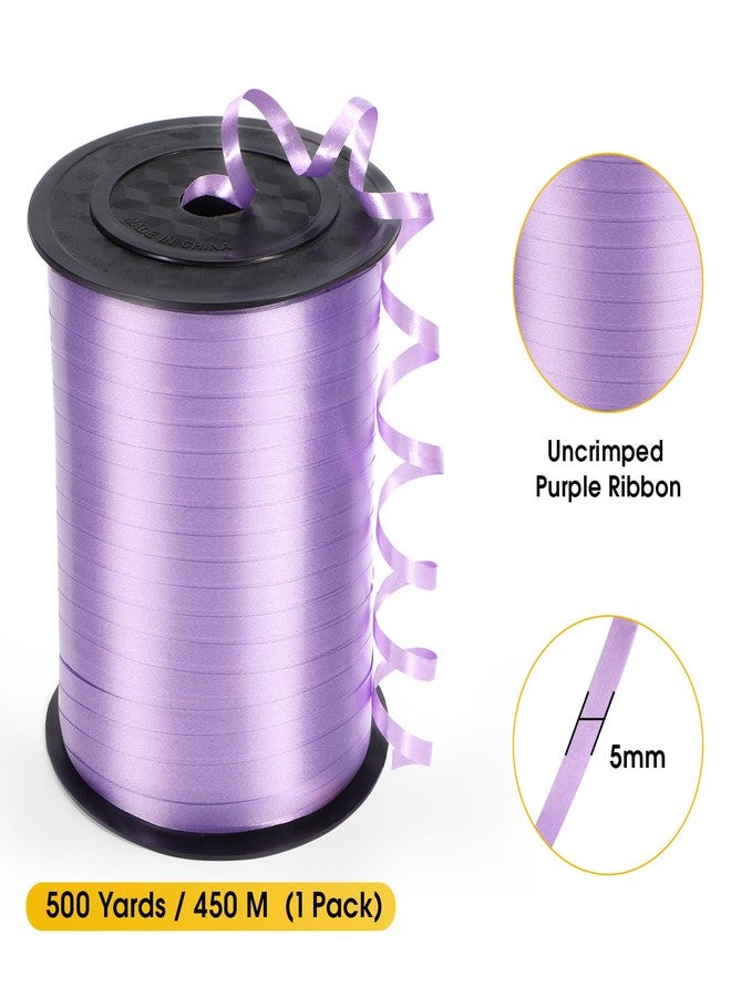 OMISELIO Purple Curling Ribbon - 500 Yard Lavender Curly Ribbon for Gift Wrapping, Balloons, Parties - Image 5