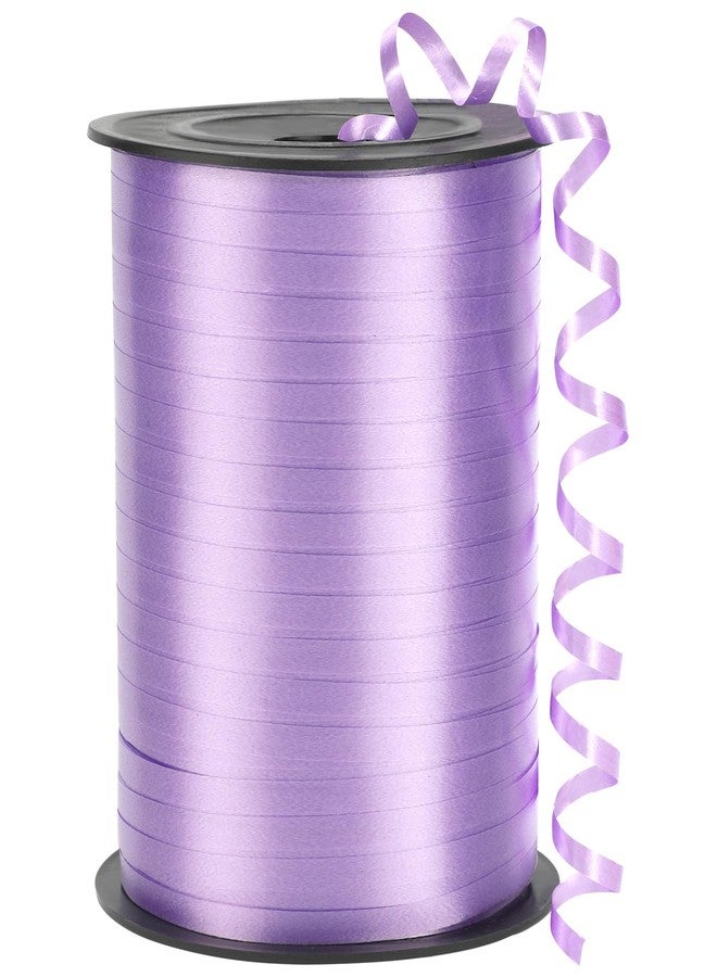 OMISELIO Purple Curling Ribbon - 500 Yard Lavender Curly Ribbon for Gift Wrapping, Balloons, Parties - Image 1
