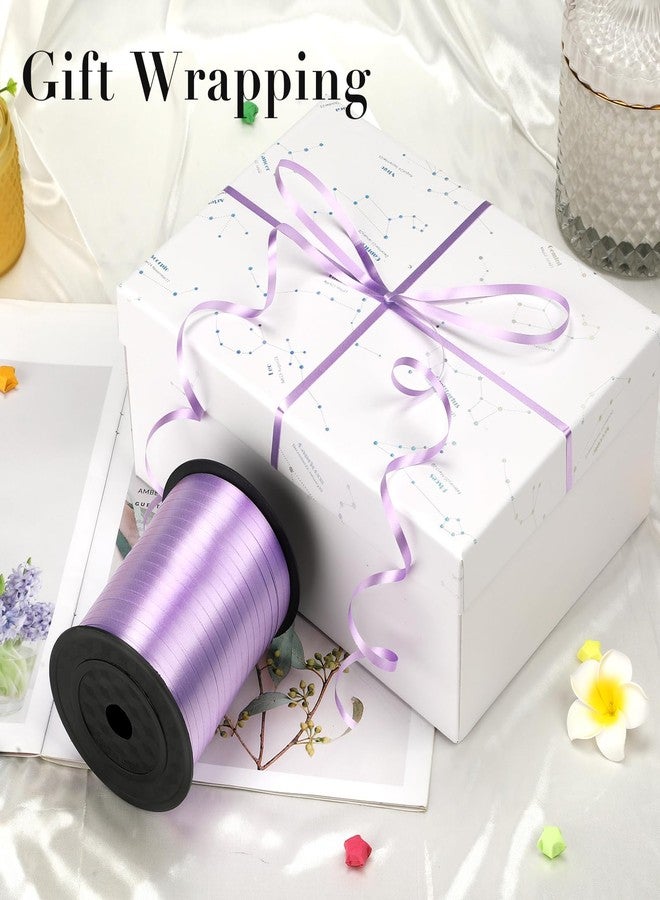 OMISELIO Purple Curling Ribbon - 500 Yard Lavender Curly Ribbon for Gift Wrapping, Balloons, Parties - Image 2