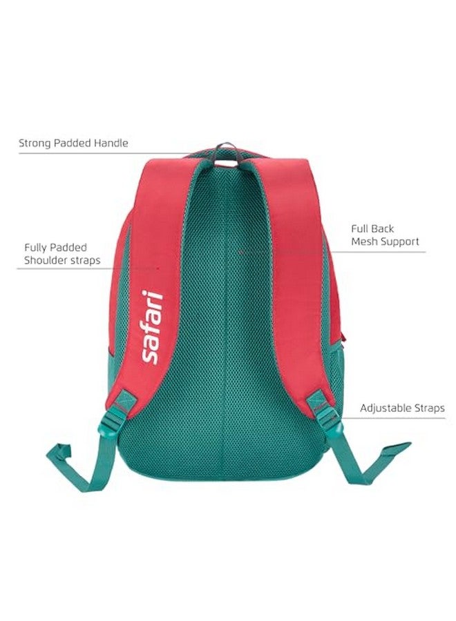 Safari Casual Backpacks 2 Compartments, Front Pocket, Bottle Holder, School Bags For Boys & Girls, College Bag For Unisex, Ideal For School, College, Office & Travel,Multicolor - Image 4