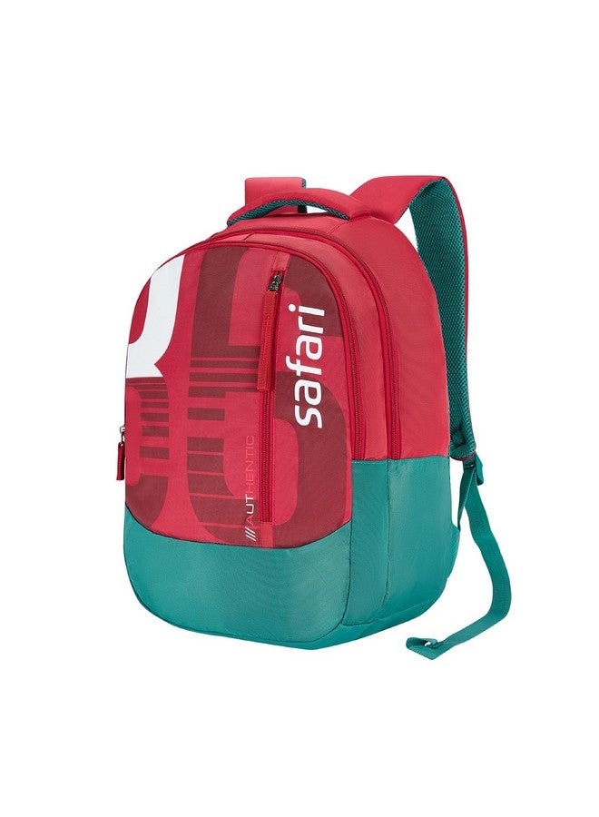 Safari Casual Backpacks 2 Compartments, Front Pocket, Bottle Holder, School Bags For Boys & Girls, College Bag For Unisex, Ideal For School, College, Office & Travel,Multicolor - Image 1