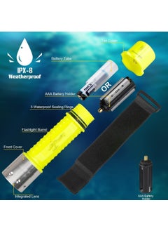 Underwater Wrist Diving Flashlight Xm-L2 Ipx8 60 Meters 3 Modes - pzsku/ZC215E69280E5BFD17090Z/45/_/1728060571/470b1fb1-64c2-44cc-b432-3586ce9c11a9