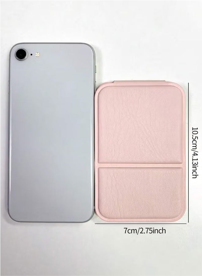 2 قطعة مرآة يدوية، مرايا جيب رفيعة للغاية، مرآة مكياج محمولة للسفر، مرايا سفر مدمجة قابلة للطي، محمولة للجيب والمحفظة للتخييم والمنزل والمكتب، جيدة للهدايا - Image 3