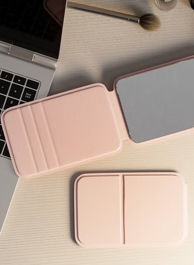 2 قطعة مرآة يدوية، مرايا جيب رفيعة للغاية، مرآة مكياج محمولة للسفر، مرايا سفر مدمجة قابلة للطي، محمولة للجيب والمحفظة للتخييم والمنزل والمكتب، جيدة للهدايا - Image 5