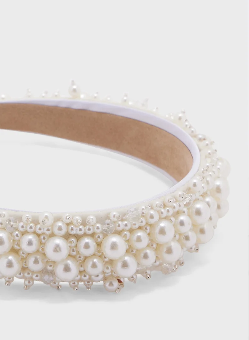 ايلا ليمتد اديشن Pearl  Detail Padded Headband
