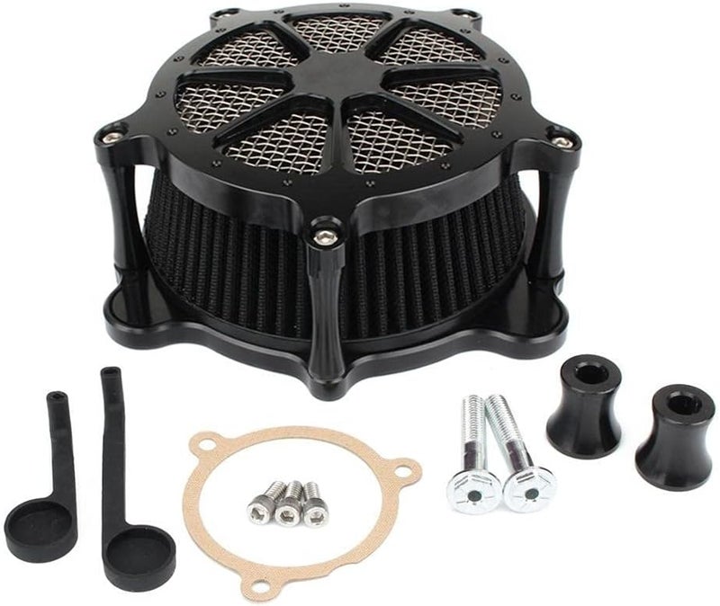 DEMULAX Motorcycle Air Filter Intake Kit for Harley - Image 3