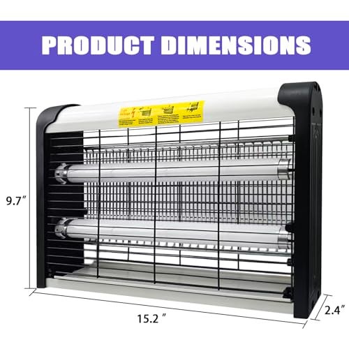BAIMNOCM 20W Electric Indoor Bug Zapper, Mosquito Trap with UV Light, Insect Killer Eliminator for Home, Office, Restaurant - Image 5