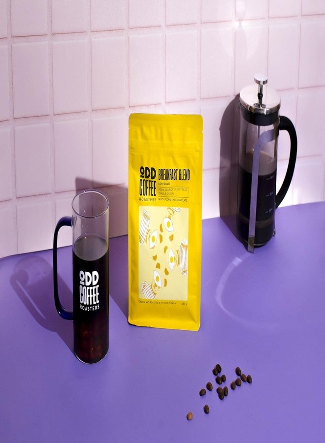ODD COFFEE ROASTERS محمصة أود كوفي، قهوة مختصة، ٢٥٠ لكل عبوة (عبوتان) | مزيج الإفطار - تحميص خفيف - بنكهة الفواكه | مزيجنا الخاص - تحميص متوسط - مذاق مميز | مسحوق قهوة للتقطير، حبوب قهوة عالية الجودة - Image 4