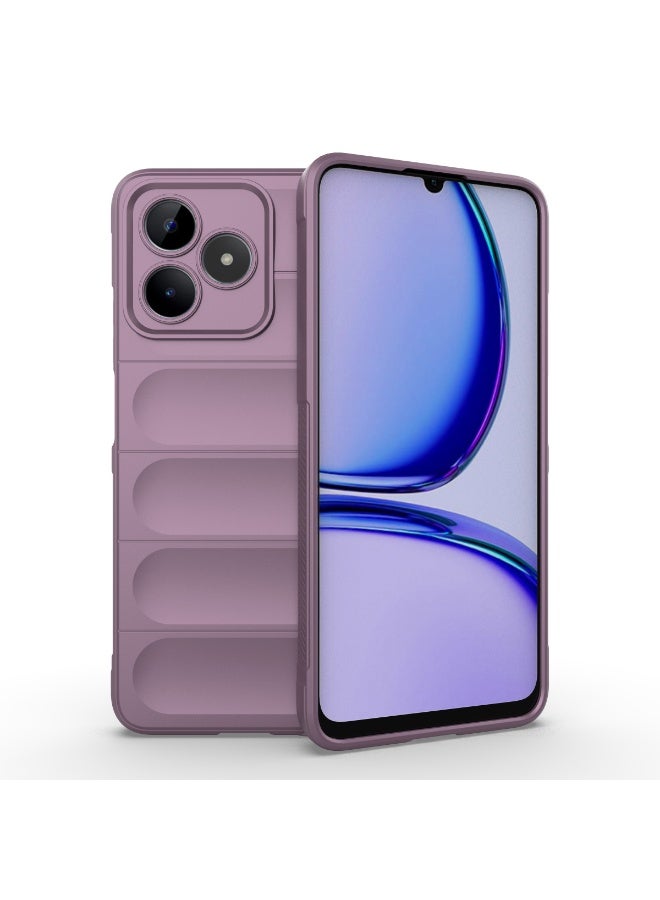 Phantom Shield Silicone Case with Anti-Scratch Soft Microfiber Lining, High Resilience Rubber Full Body Shockproof Cover Compatible with realme Note 50 (Lavender) - Image 1