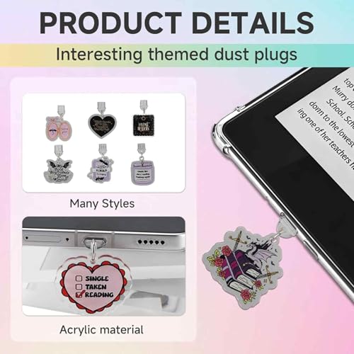 FFZDENA 9 PCS Charging Port Protector, Anti Dust Plug Type C for Phone, USB C Protector Cap, Mobile Speaker Dust Protector, Phone Speaker Dust Protector, Charging Accessories, Cool Gadgets for Tech Lovers - Image 3