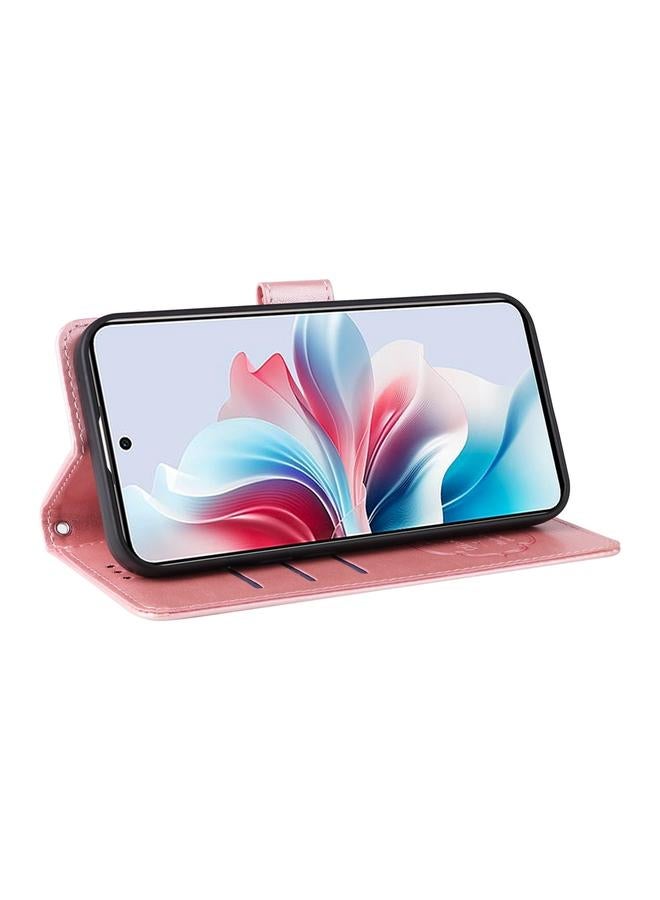 S-TOP Case For OPPO Reno11 F / F25 Pro Global Embossed Butterfly Flowers Leather Phone Case - Image 5