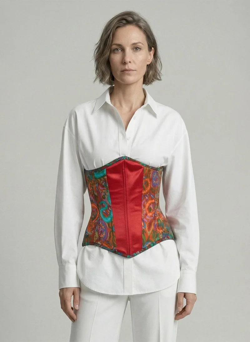 Janara Jones One Of A Kind Crimson Fantasy Corset