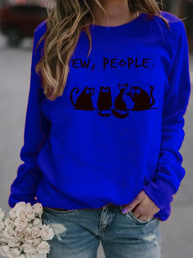 2024 Amazon wish ebay AliExpress cross-border independent station womens animal European and American printed crew neck vests sapphire blue without hat