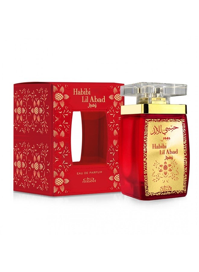 Nabeel Habibi Lil Abad Ruby 100ml Spray Perfume - Image 1