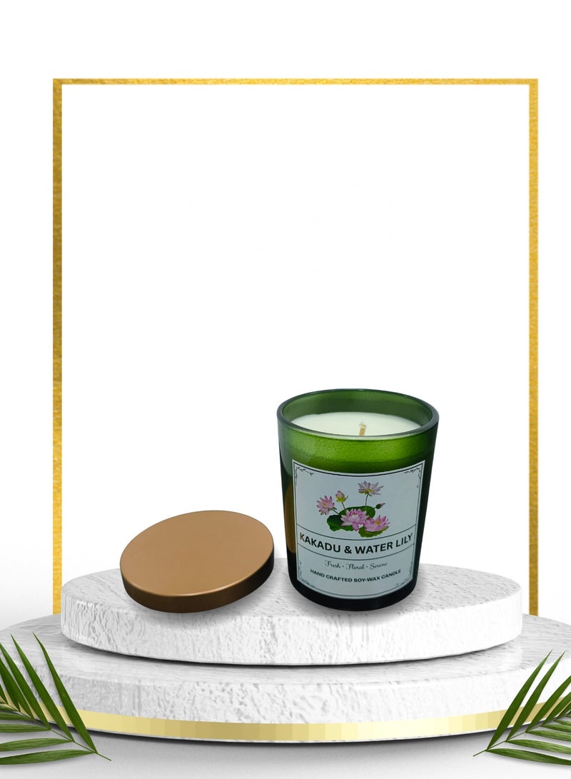 Kakadu & Water Lily Scented Candle Gift Set – Premium Soy Wax, 150ml – Made in UAE  - Image 2