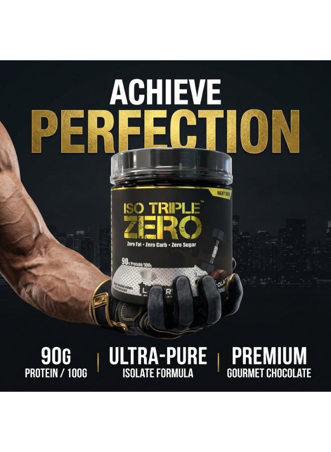 Laperva Iso Triple Zero Next Generation Whey Protein, Gourmet Chocolate Flavor, 1LB – Lactose, Soy, Gluten-Free, Zero Sugar, Low-Carb, High-Protein - Image 2