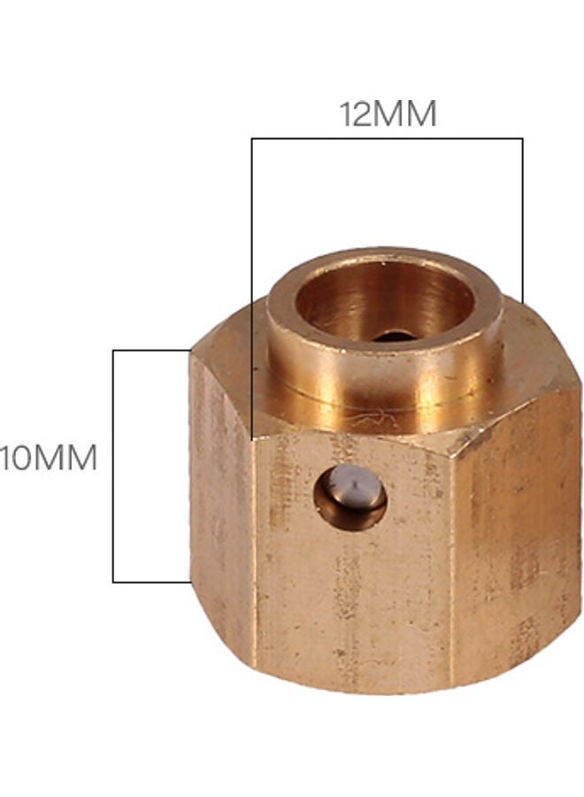 NIBEMINENT 4 Piece Hex Wheel Hubs Hexagonal Adapter 10x2x3.5cm - Image 3