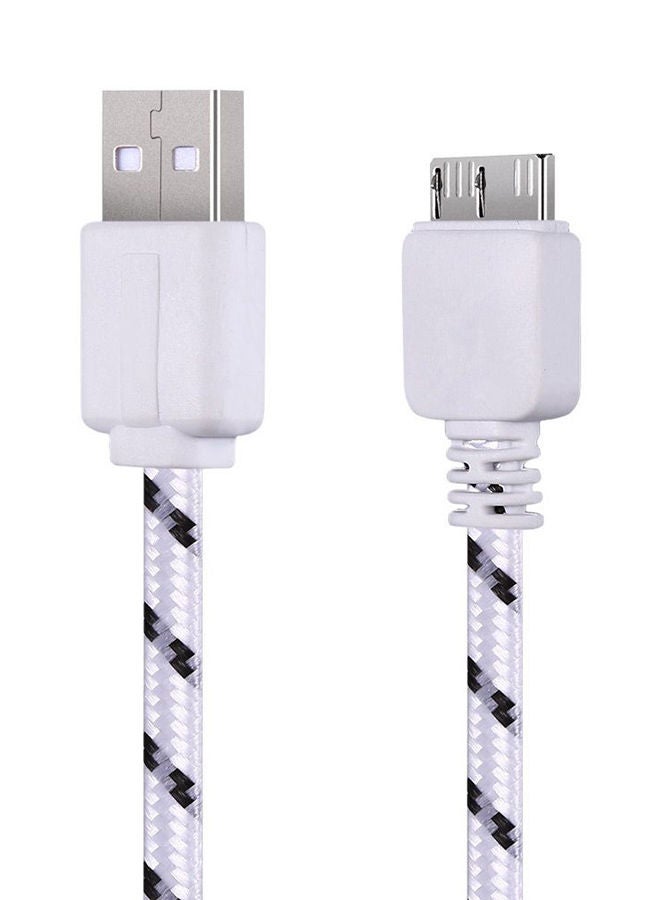 NIBEMINENT Micro USB Data Synchronization Charger Cable For Samsung Galaxy S5/Note 3 White