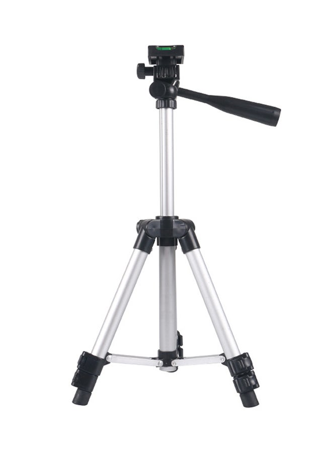 Lightweight Tripod Stand For Cameras Silver/Black - Image 4