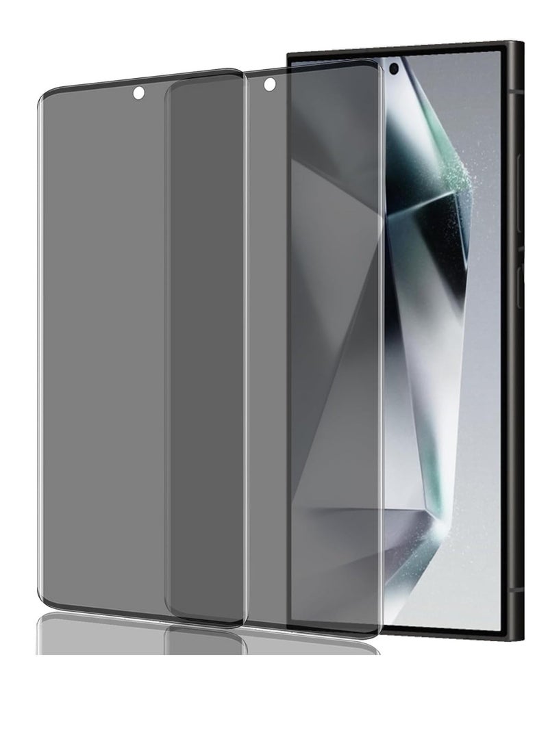 vesus Samsung Galaxy S24 Ultra Privacy Screen Protector â€“ [Pack of 2] Anti-Spy Tempered Glass Film, 9H Hardness, Bubble-Free, Privacy Protection - Image 1