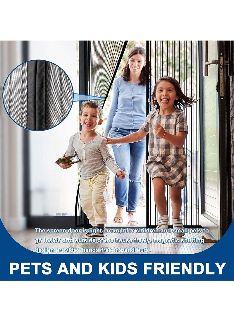 FEND Screen Net Magnetic Anti Mosquito Bug Home Door Curtain  - Image 3