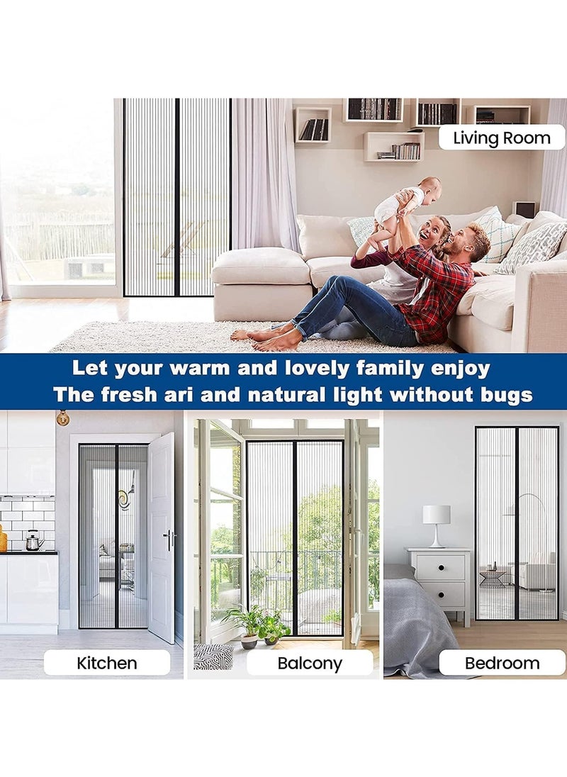 FEND Screen Net Magnetic Anti Mosquito Bug Home Door Curtain  - Image 4